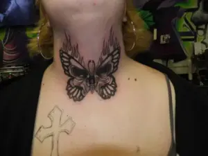 Butterfly tattoo by Keith, Calgary Tattoo Company
