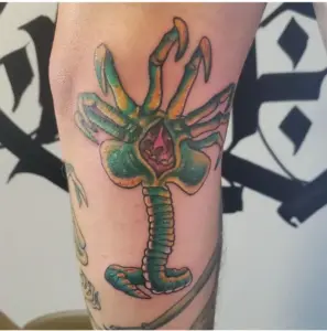 Colour piece tattoo by Keith, Calgary Tattoo Company